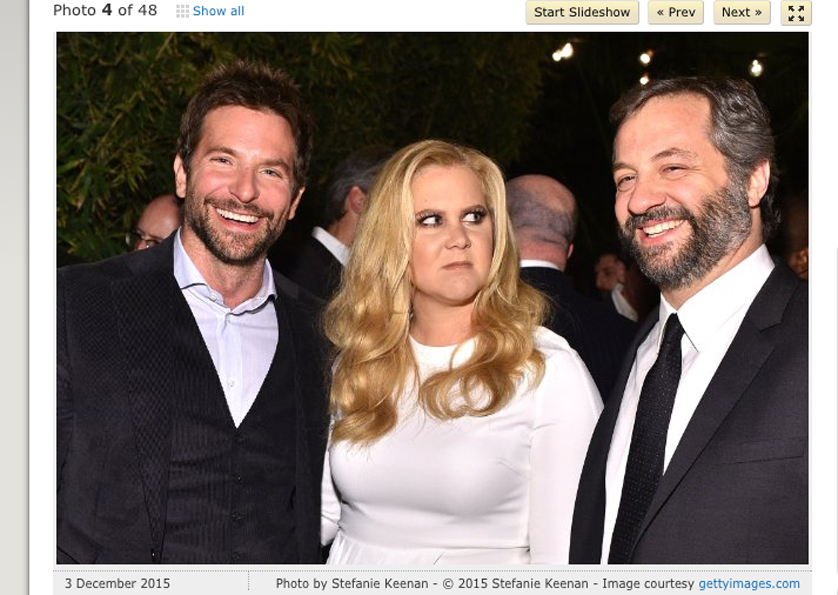 Bradley Cooper, Amy Schumer and Judd Apatow