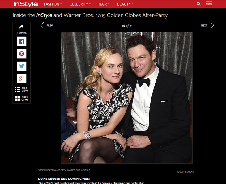 Diane Kruger and Dominic West
